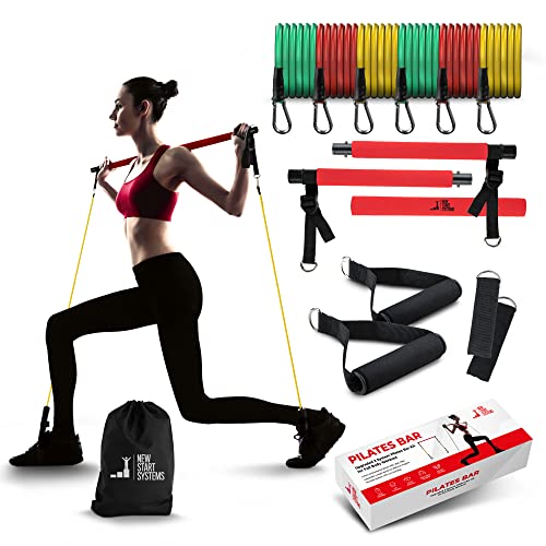 Portable Pilates Bar,resistance Band,training Machine,muscle Strengthener  For Stretching,shaping And Losing Weight Exercise Bar